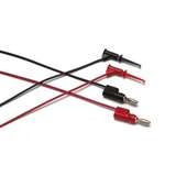 TL960 Micro-Hook Test Leads, 30V rms or 60V DC, 3A, Red/Black, 90cm redirect to product page